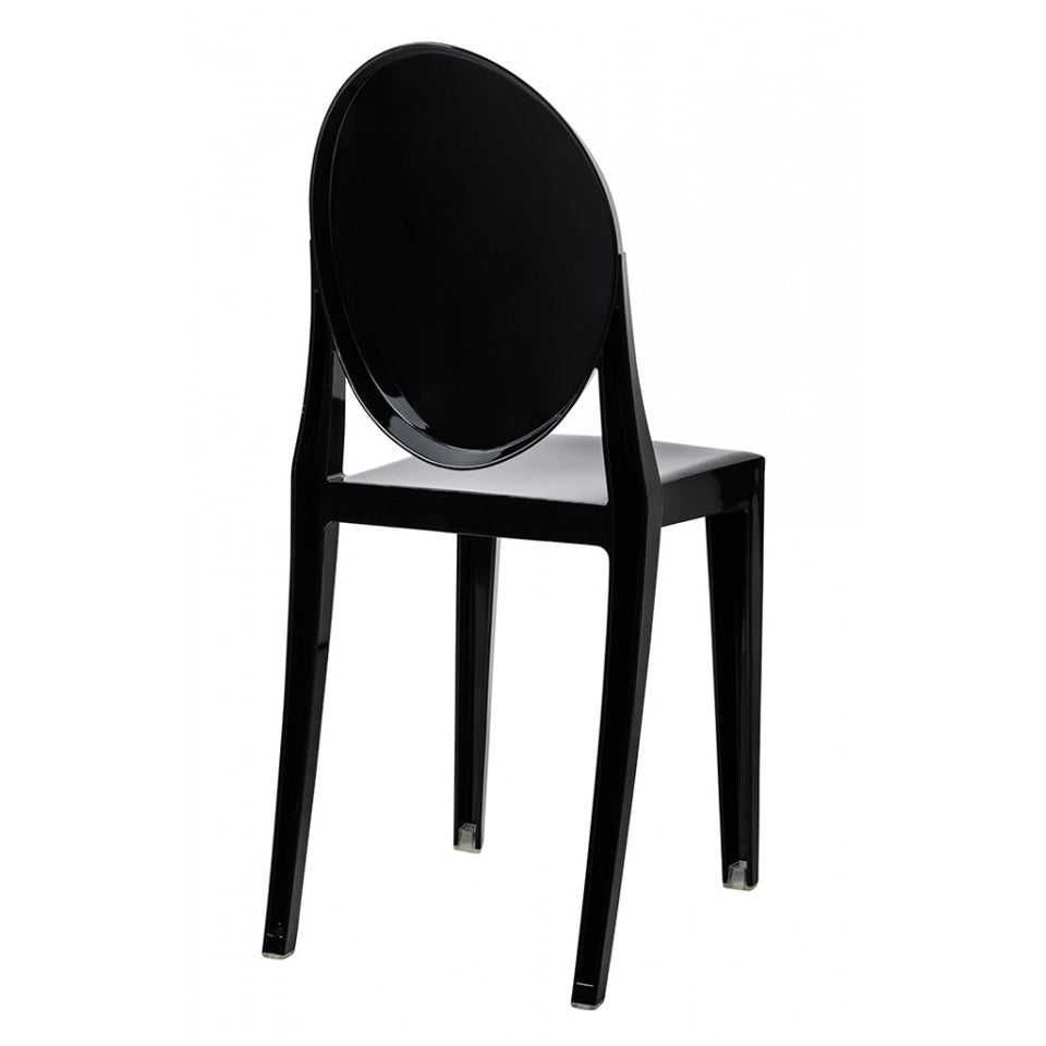 Crystal Dining Chair, Black