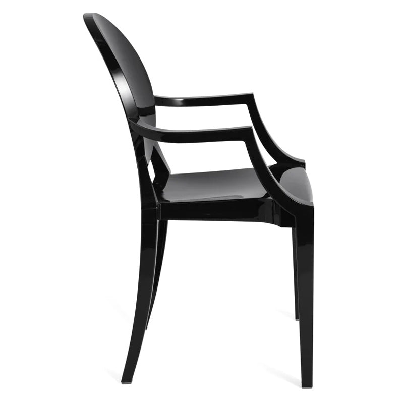 Crystal Armchair, Black