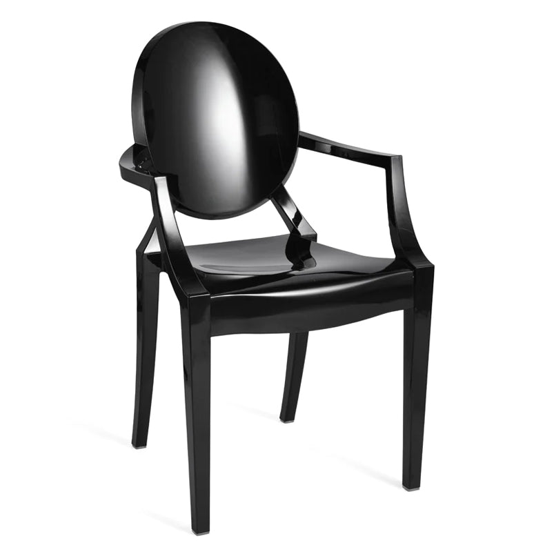 Crystal Armchair, Black