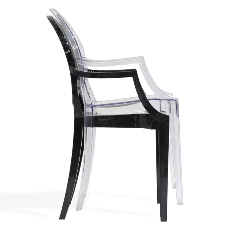 Crystal Armchair, Black