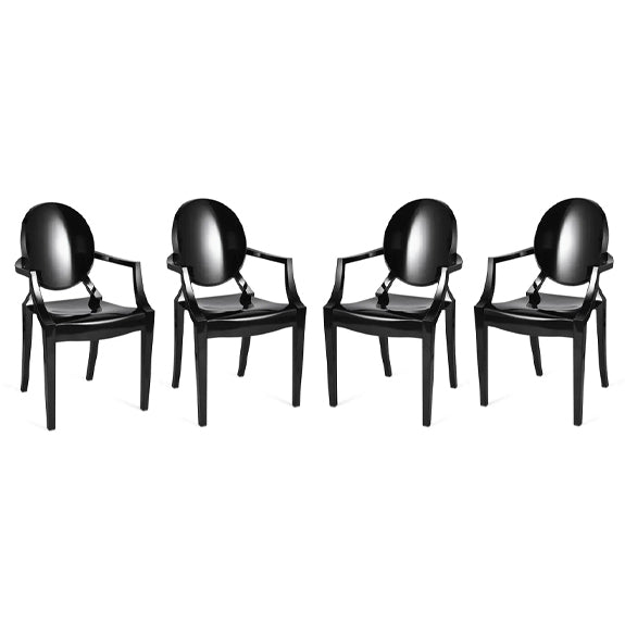 Crystal Armchair, Black