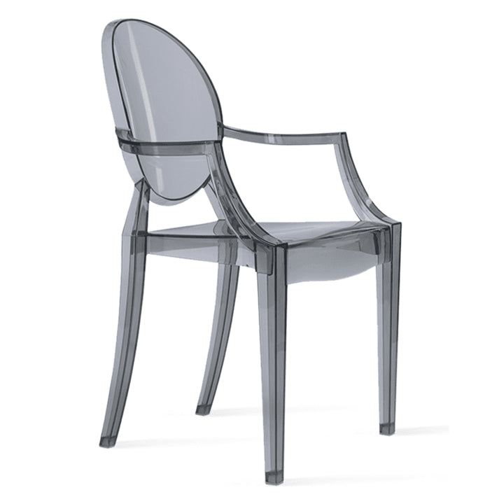 Crystal Armchair, Smoke Gray