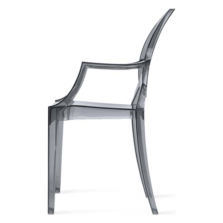 Crystal Armchair, Smoke Gray