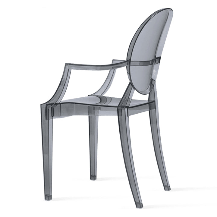 Crystal Armchair, Smoke Gray