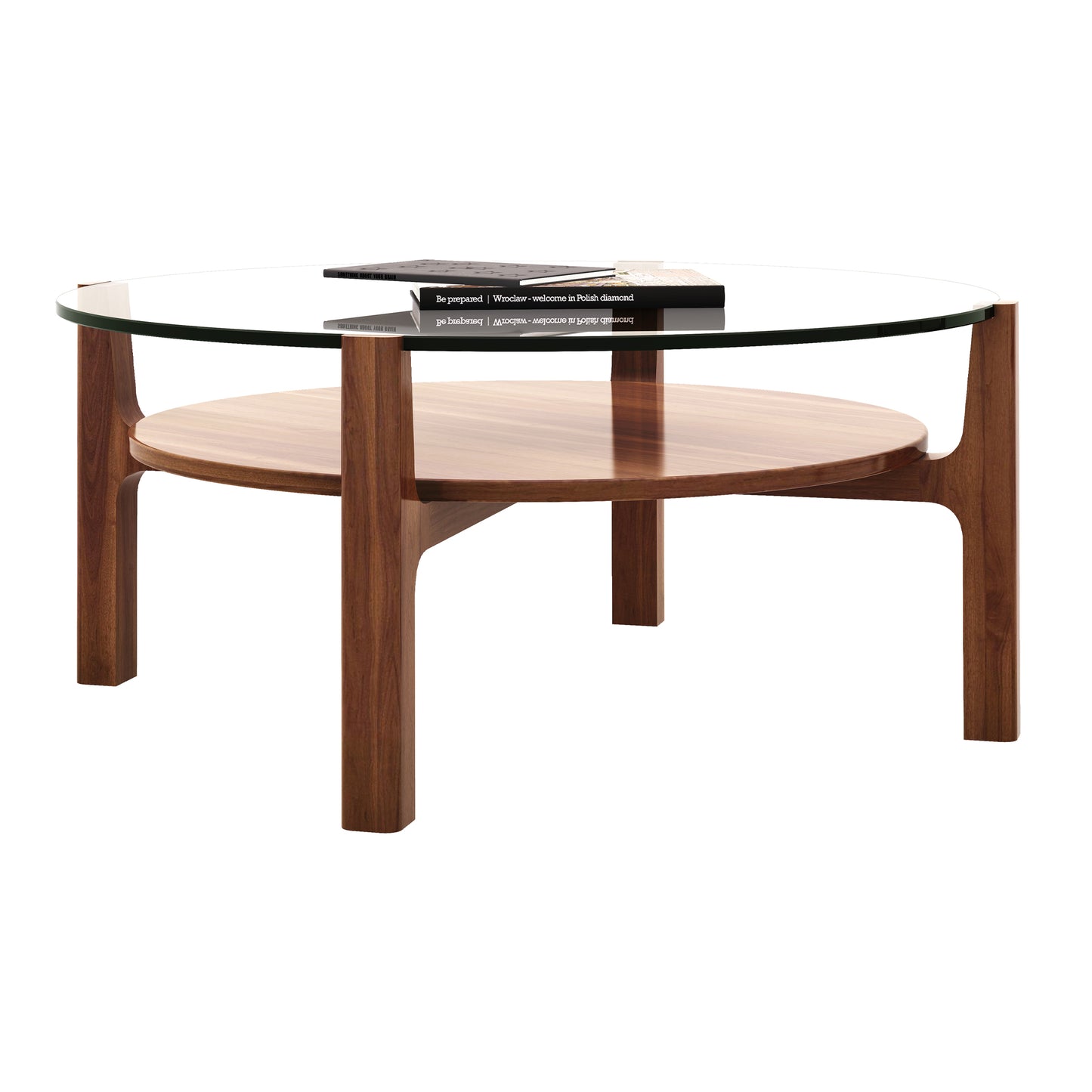 Soho Coffee Table, Round, Walnut
