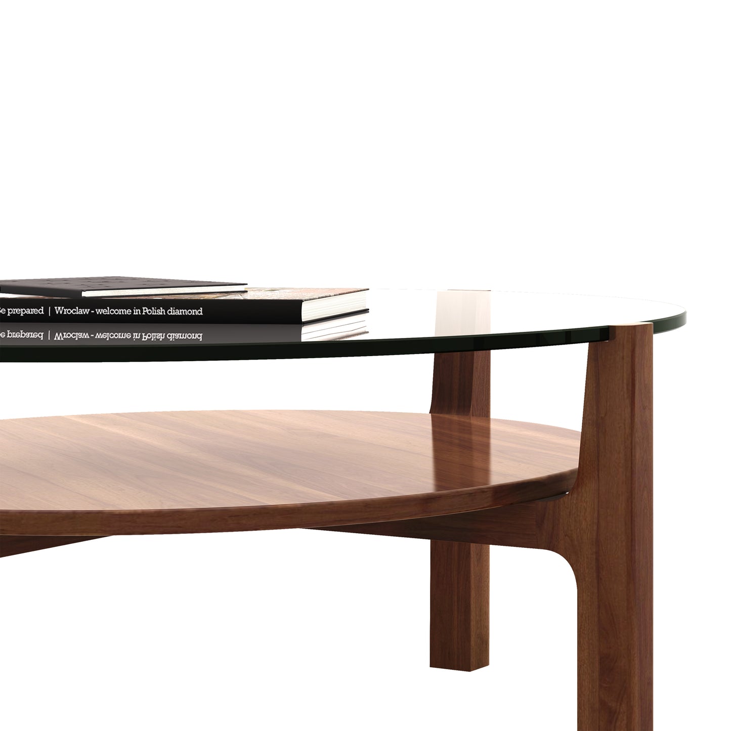 Soho Coffee Table, Round, Walnut