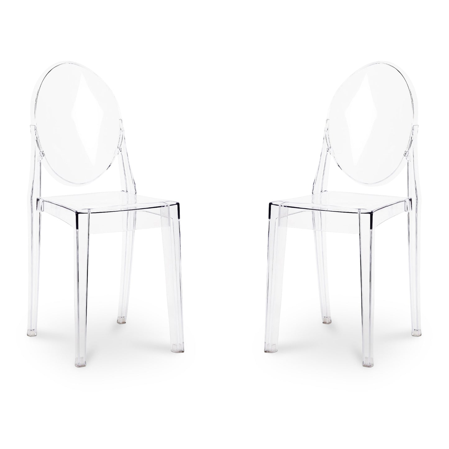 Crystal Dining Chair, Clear