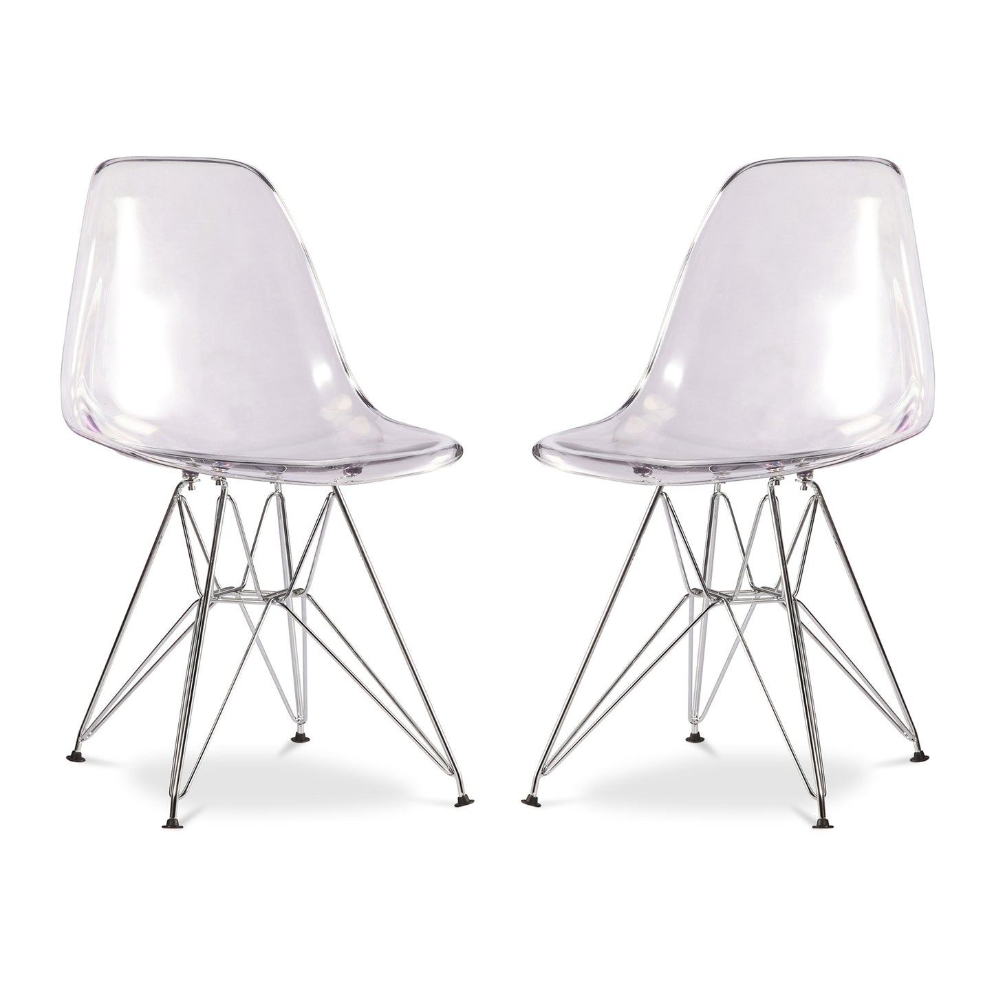 Tower Dining Chair, Clear