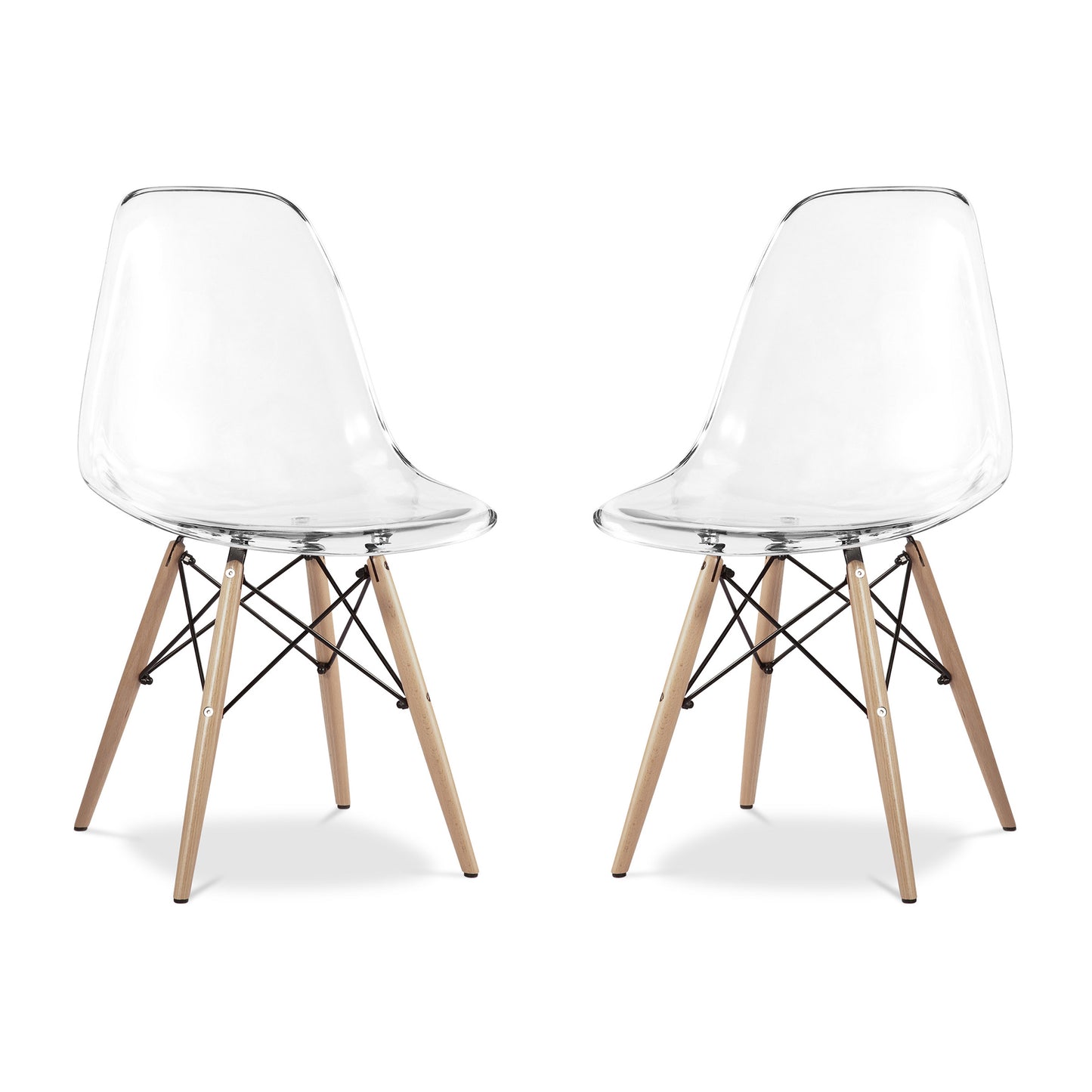 Pyramid Dining Chair, Clear