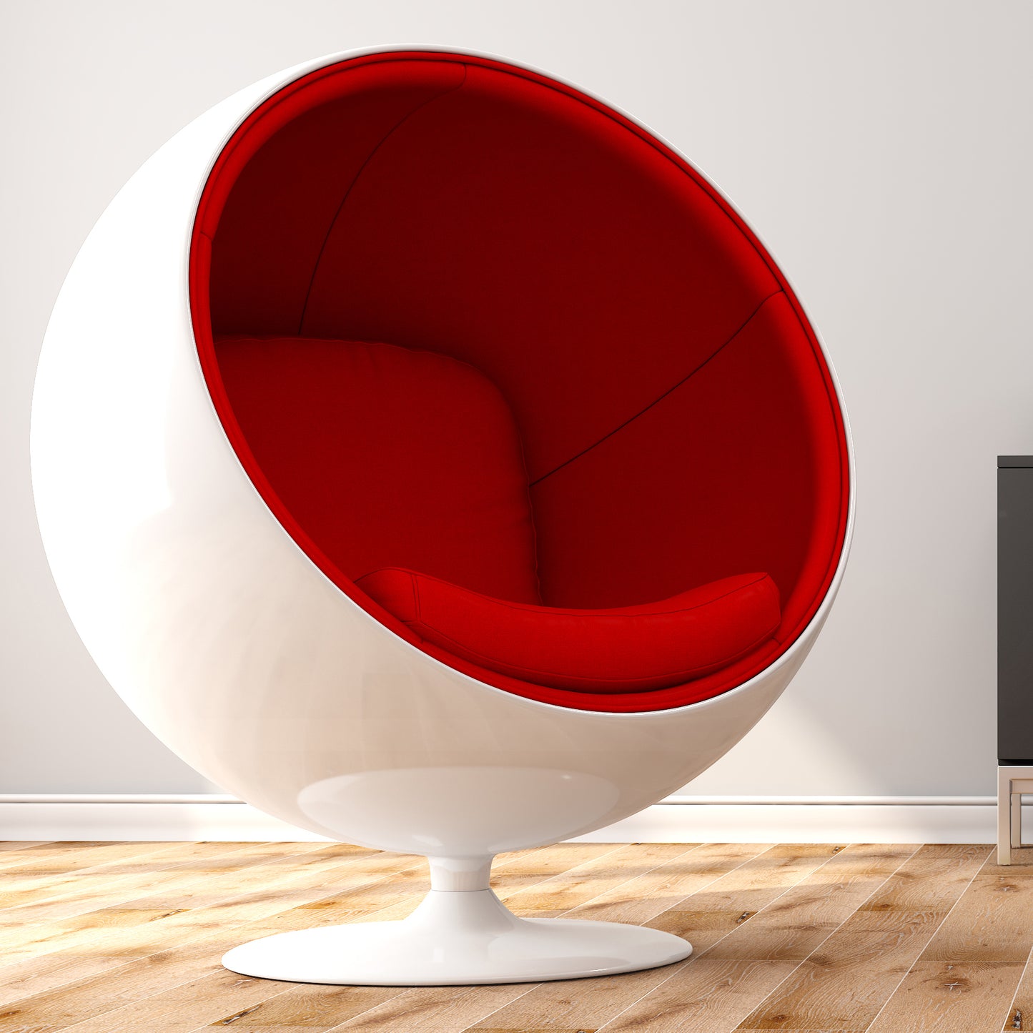 Globe Chair, Red