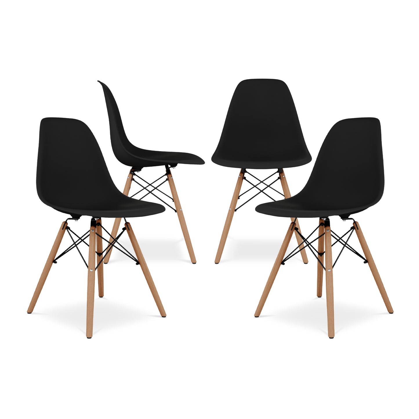 Pyramid Dining Chair, Black