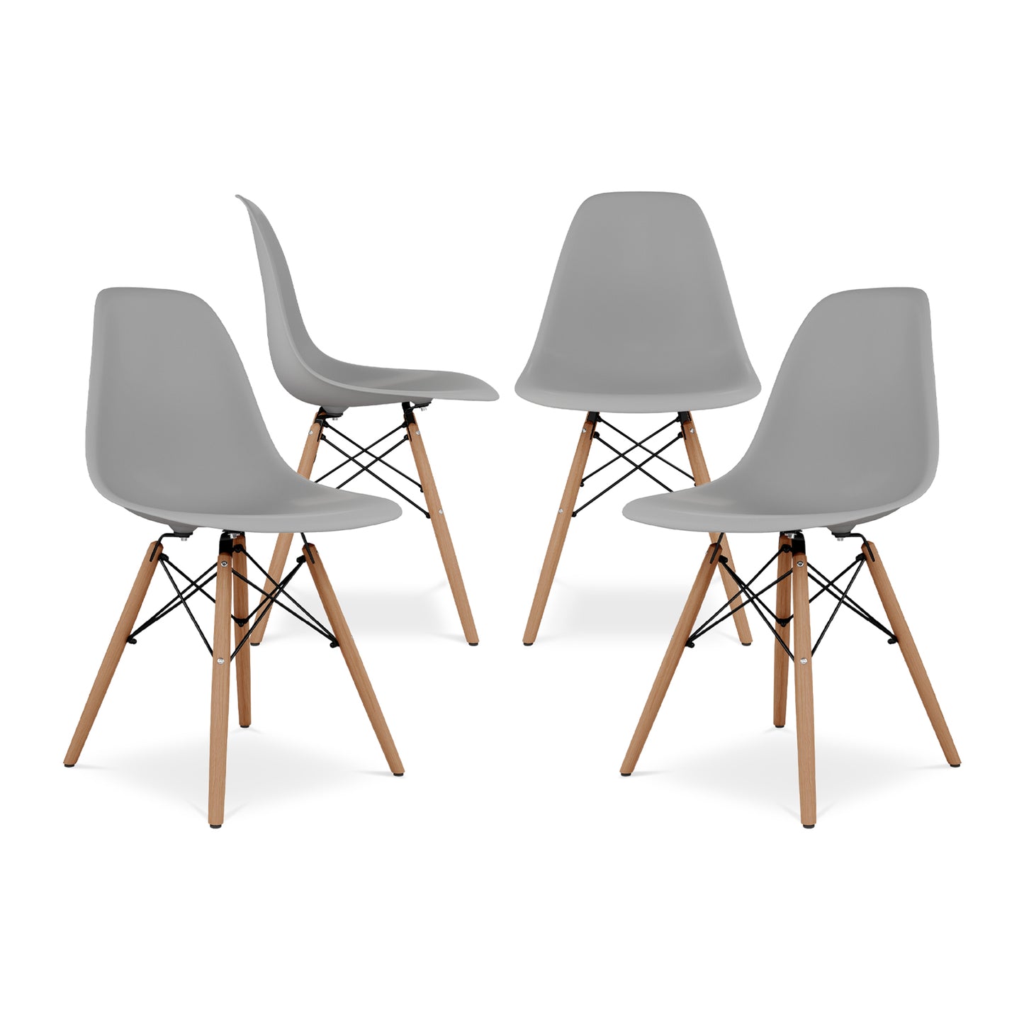 Pyramid Dining Chair, Gray