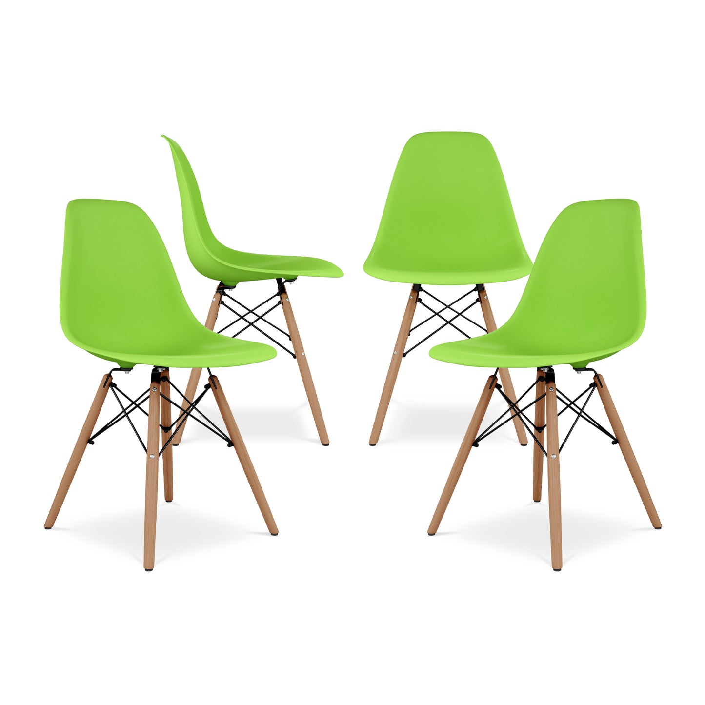 Pyramid Dining Chair, Green