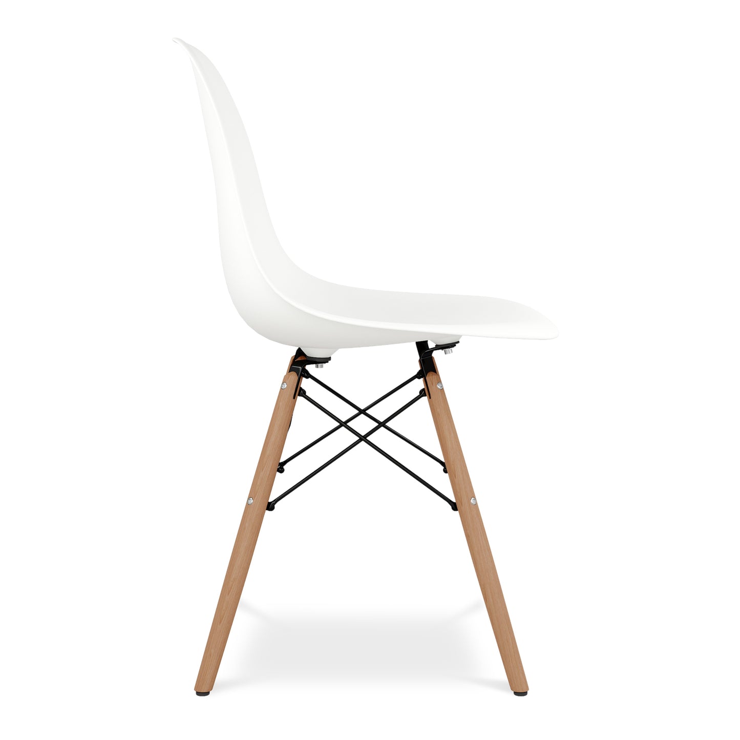 Pyramid Dining Chair, White