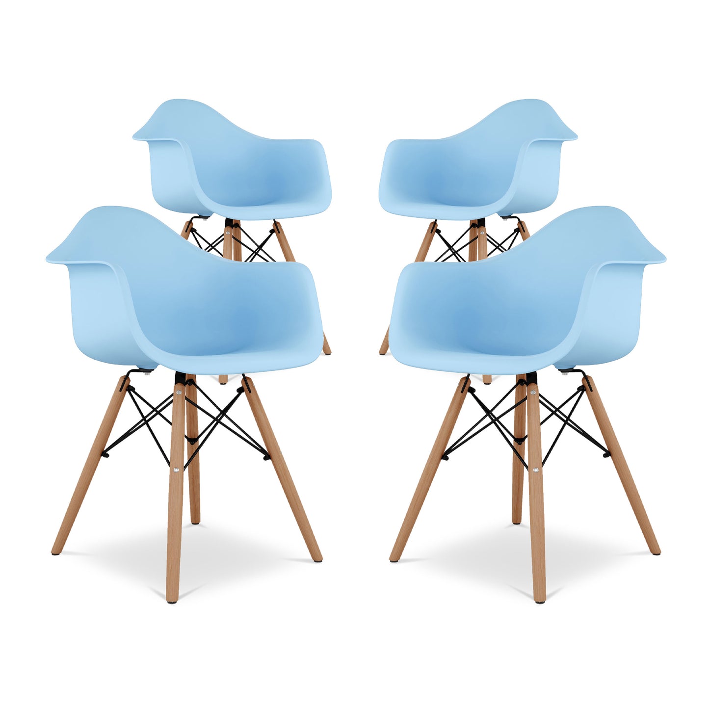 Pyramid Armchair, Blue
