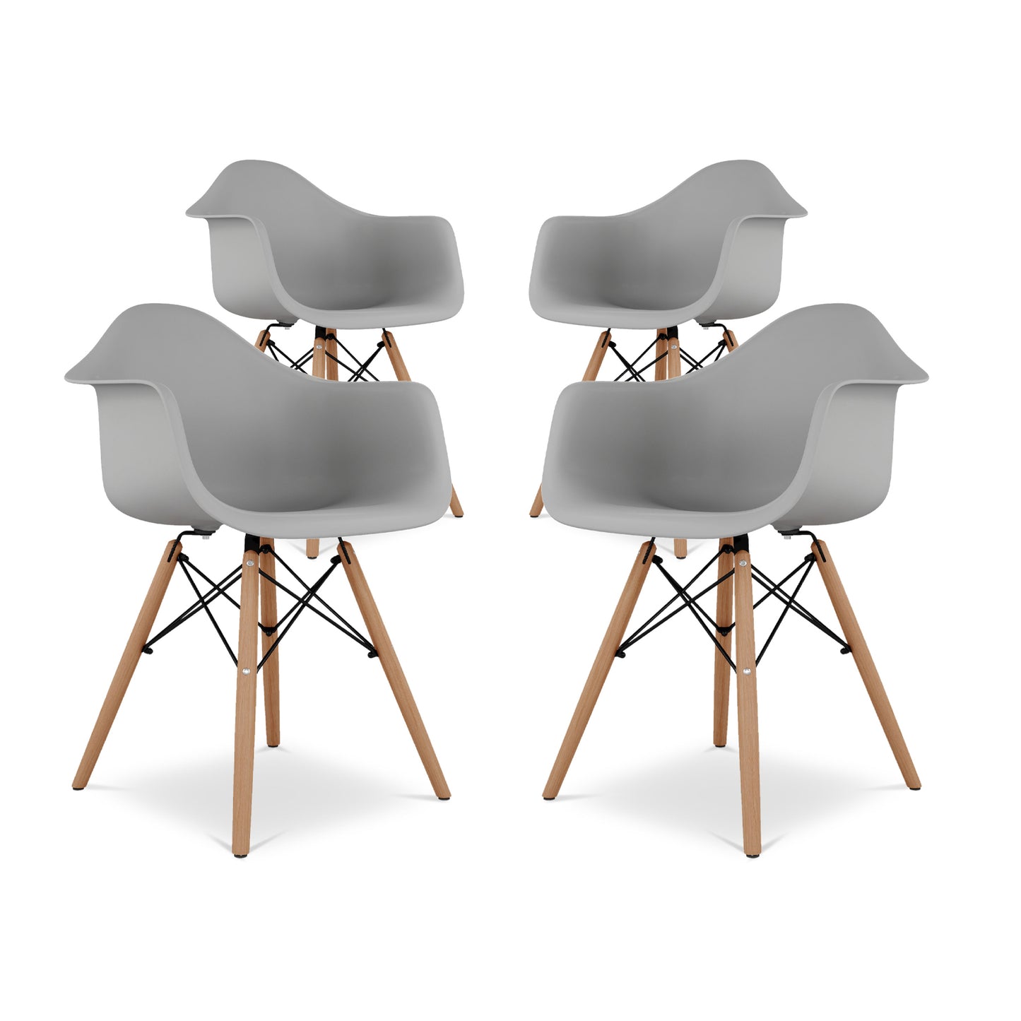 Pyramid Armchair, Gray
