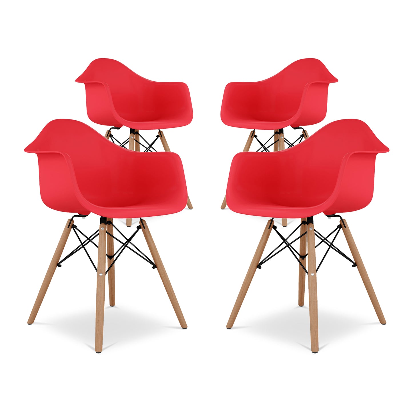 Pyramid Armchair, Red