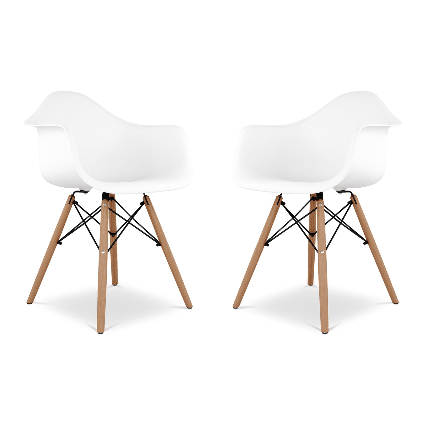 Pyramid Armchair, White