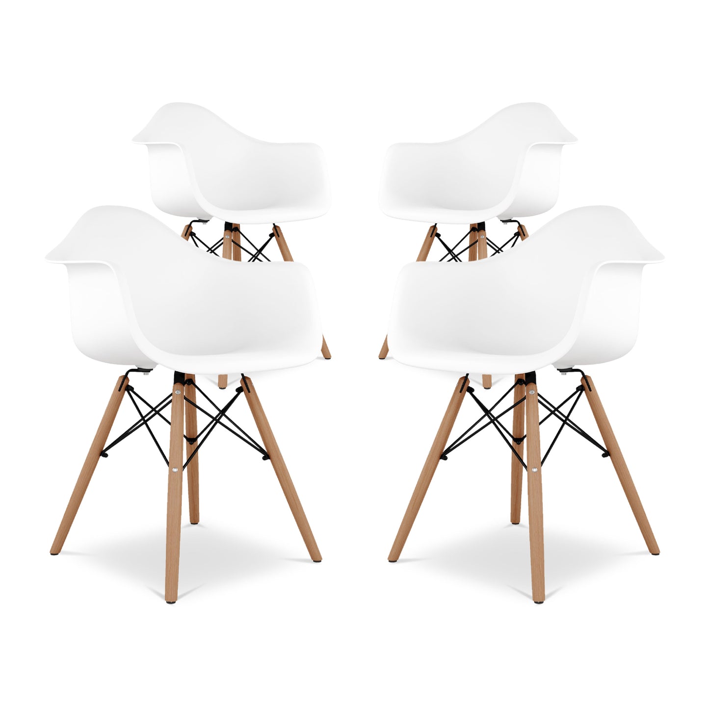 Pyramid Armchair, White