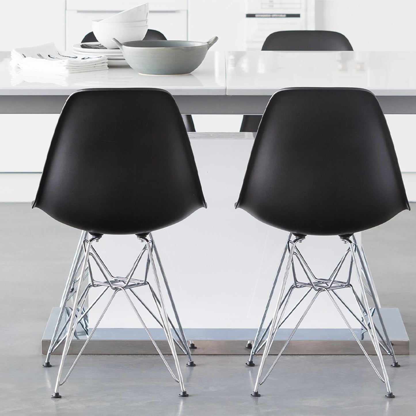 Tower Dining Chair, Black