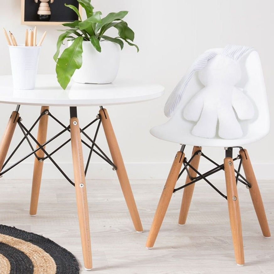 Kids Playroom Chair, White