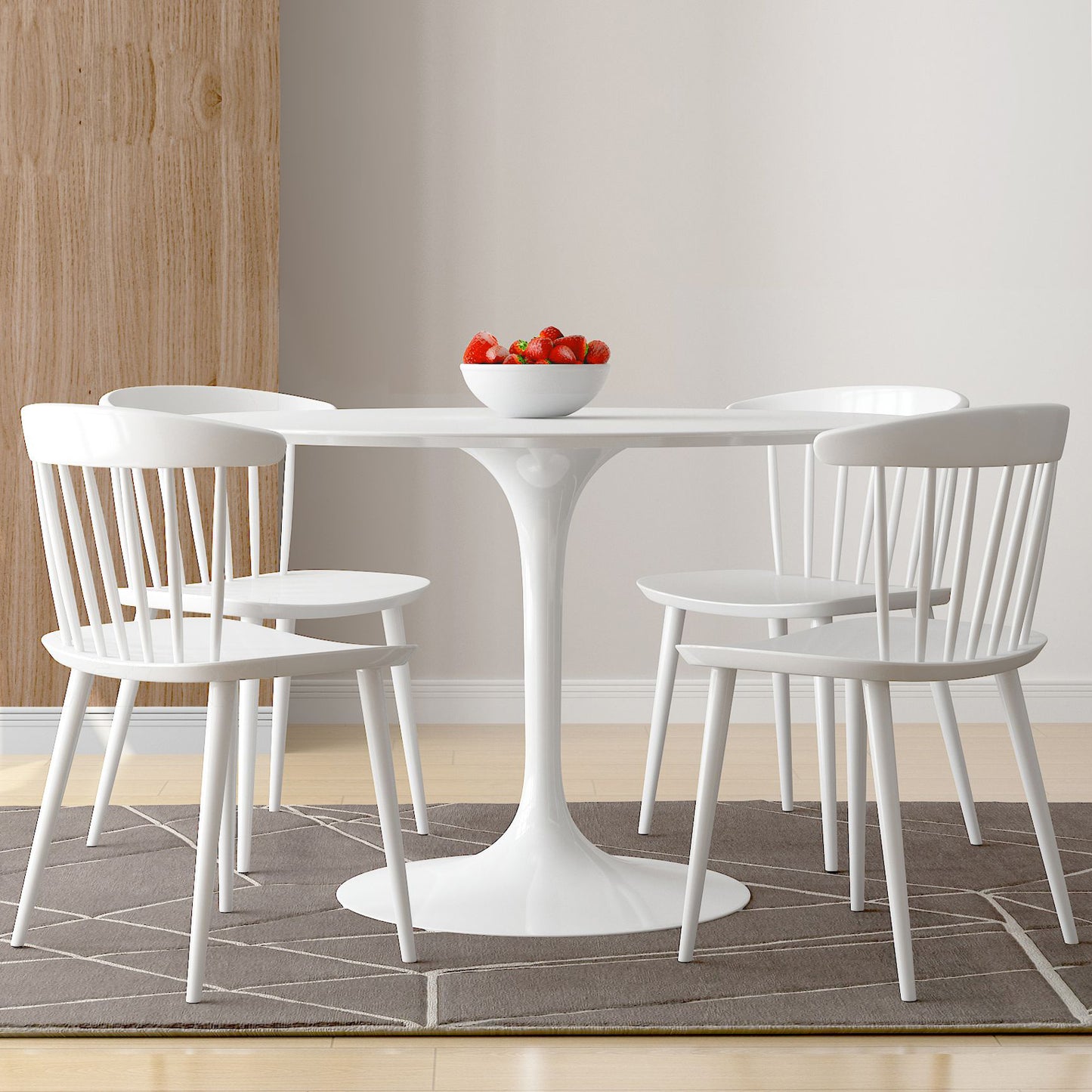 Brook Dining Chair, White