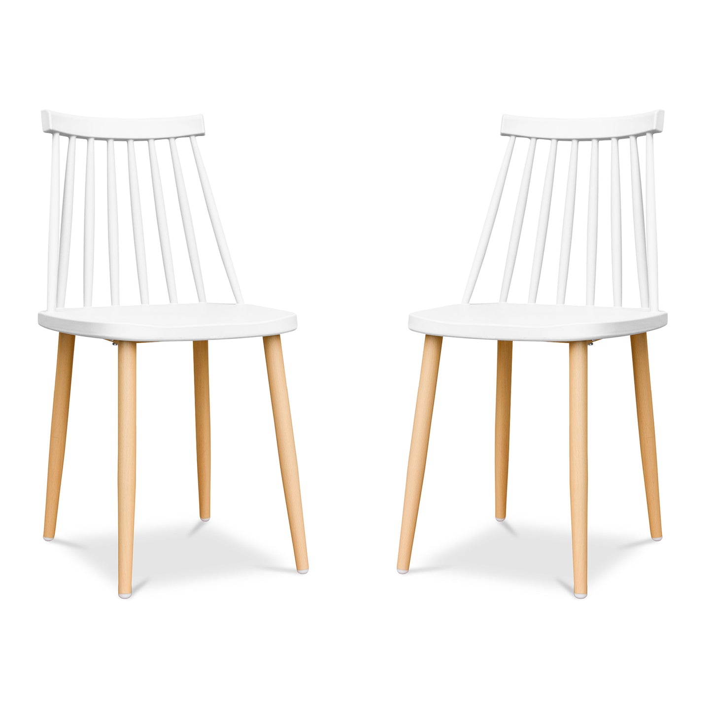 Spindle Dining Chair, White