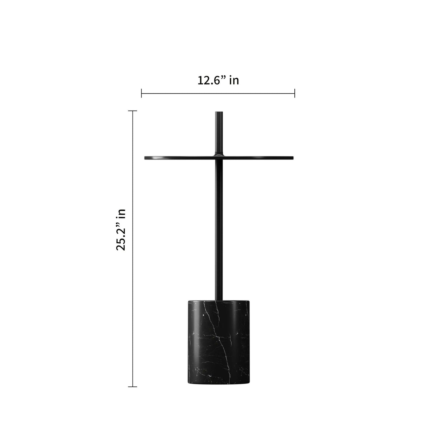 Poke Side Table, Black