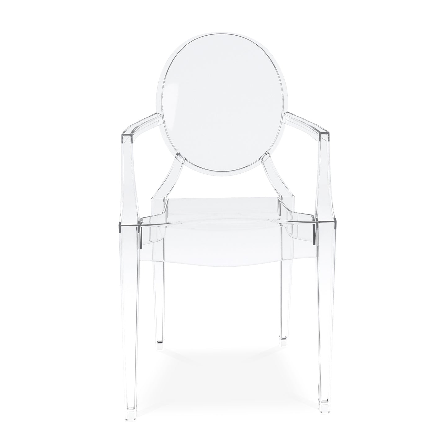 Crystal Armchair, Clear