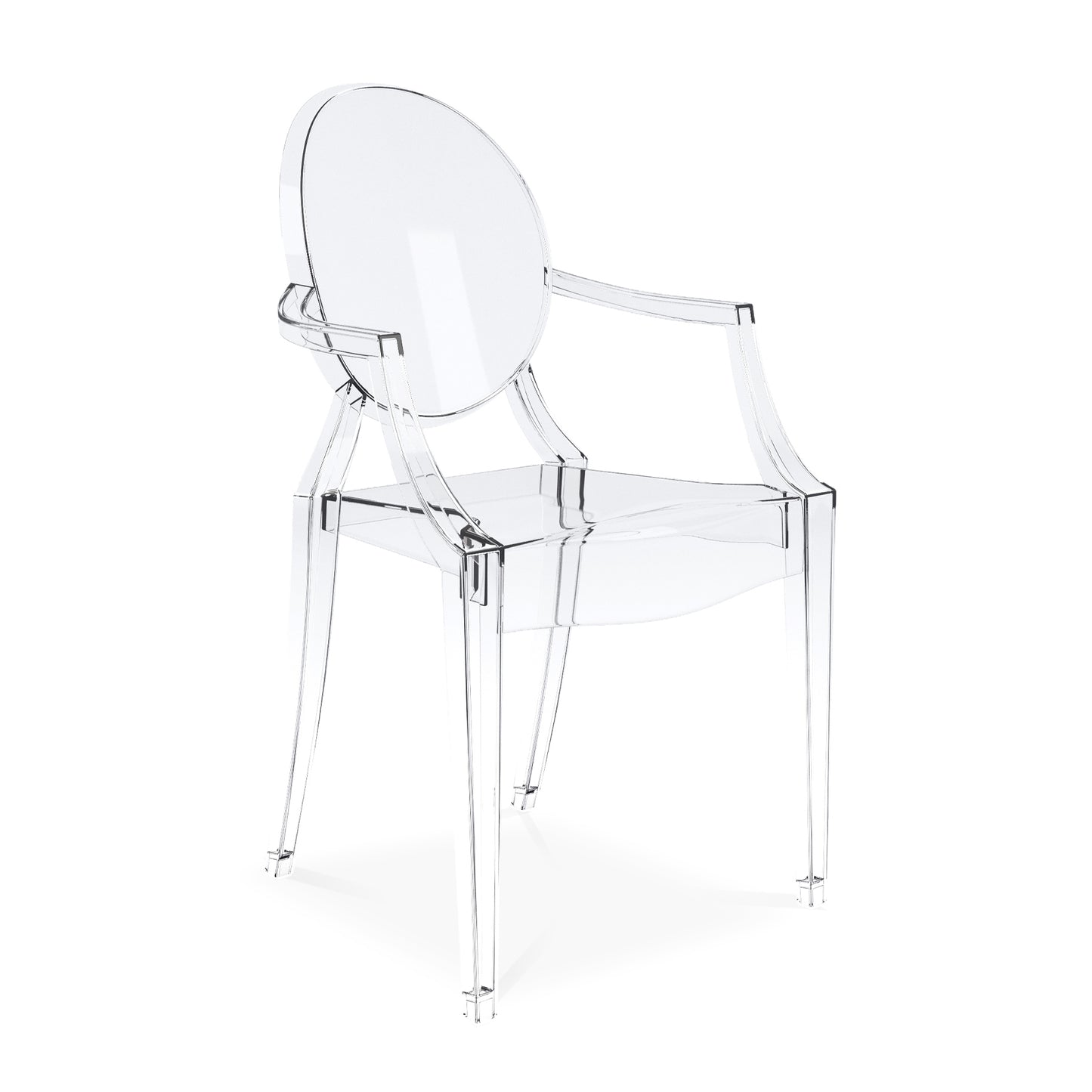 Crystal Armchair, Clear