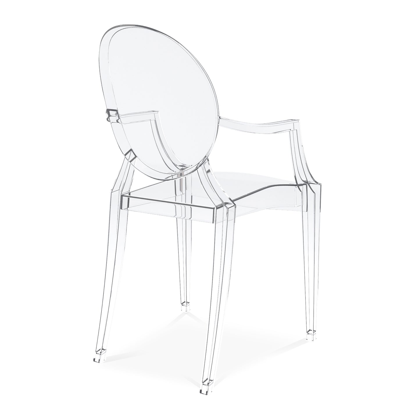 Crystal Armchair, Clear