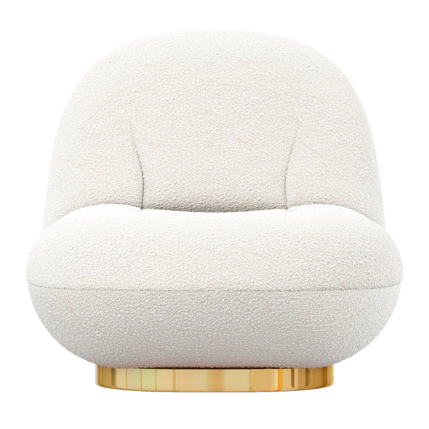 Breeze Boucle Chair, Gold