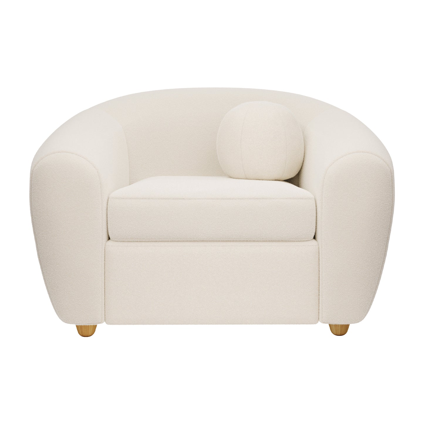 Vista Boucle Chair, White