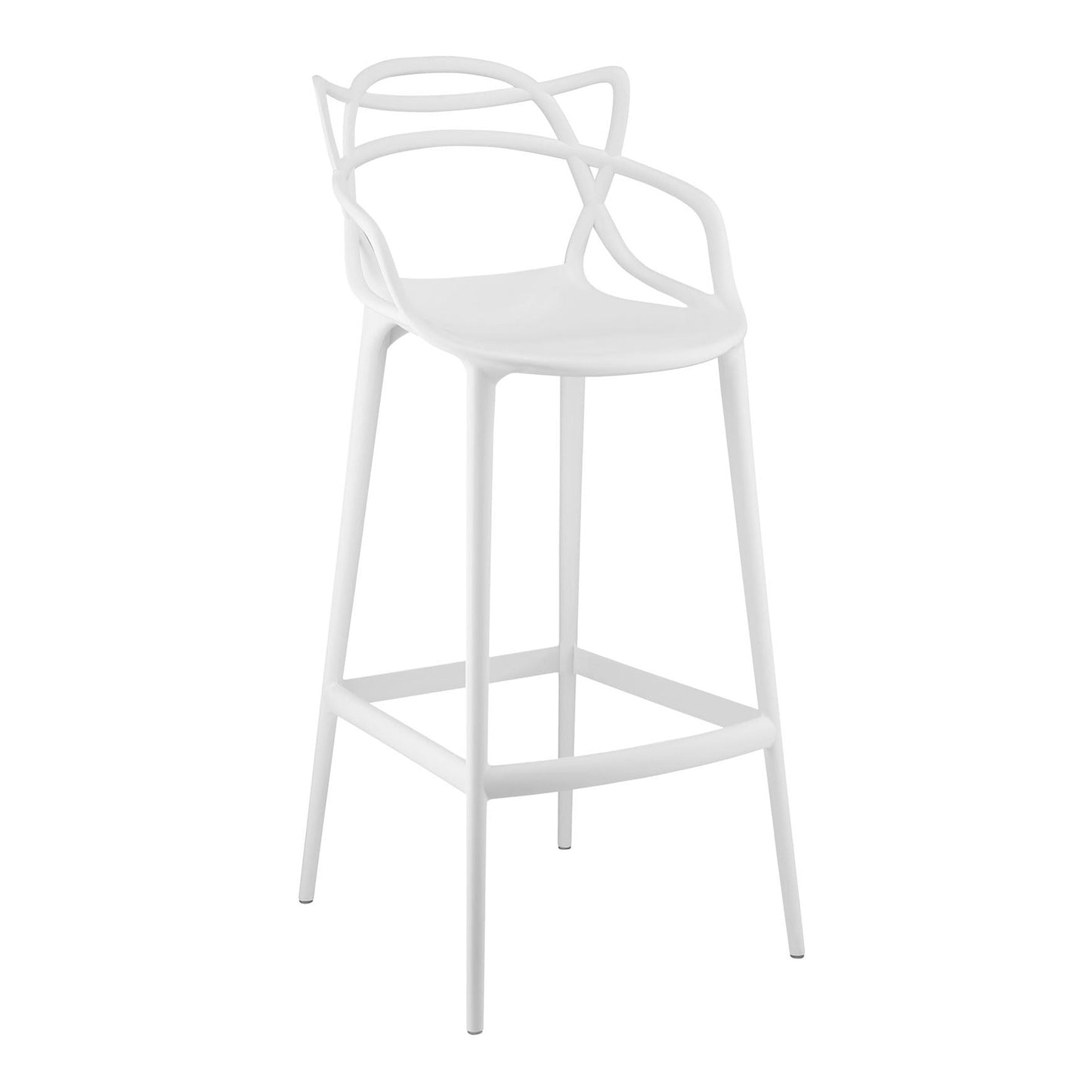 Monte Bar Stool, White