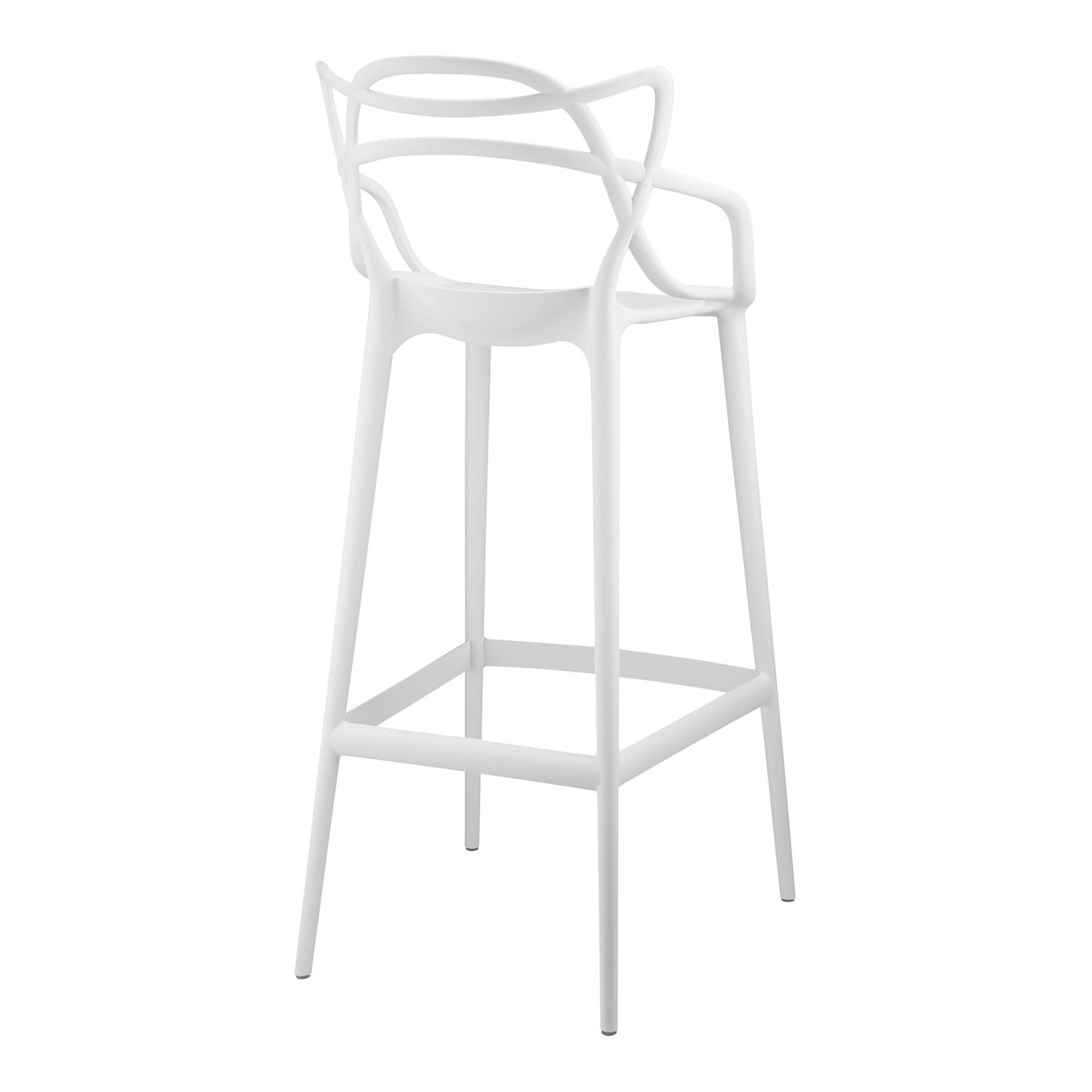 Monte Bar Stool, White