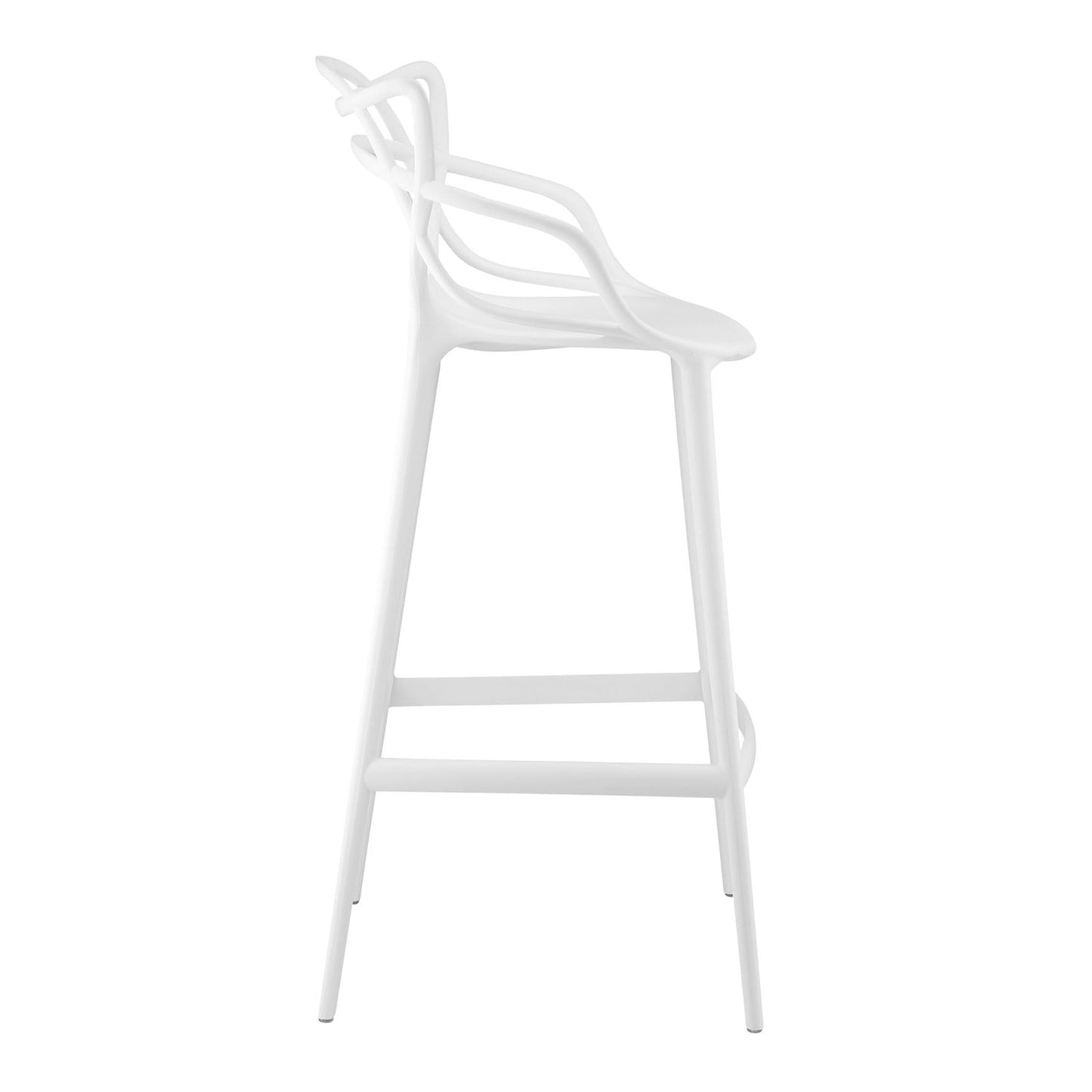 Monte Bar Stool, White