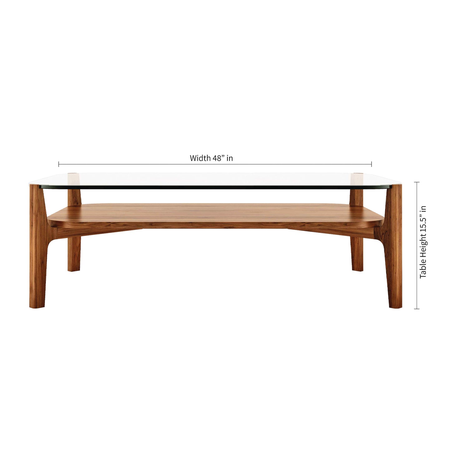 Soho Coffee Table, Rectangle, Walnut