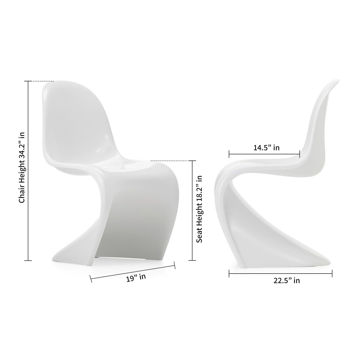 Wave Chair, White