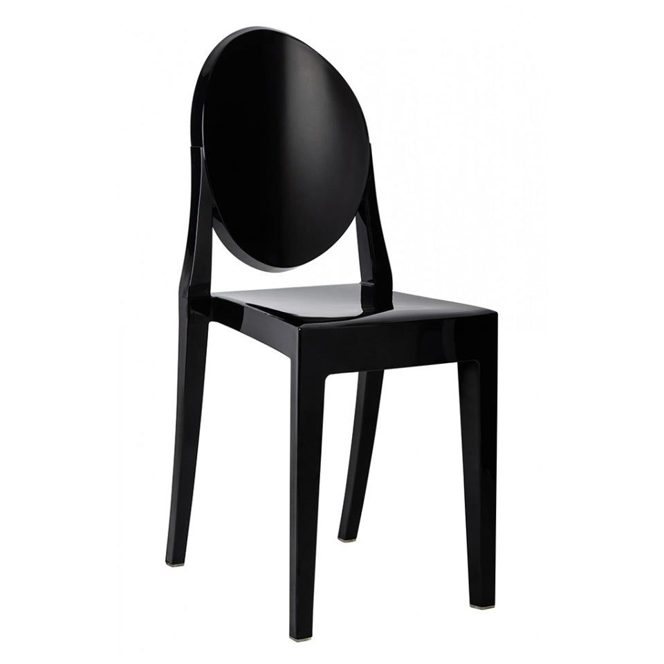 Crystal Dining Chair, Black