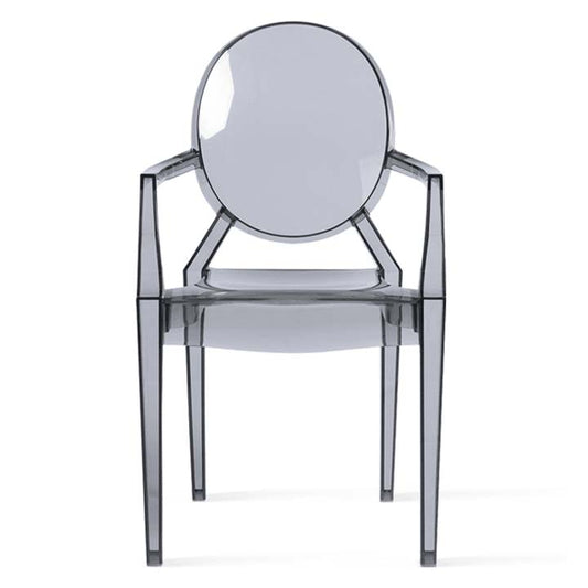 Crystal Armchair, Smoke Gray