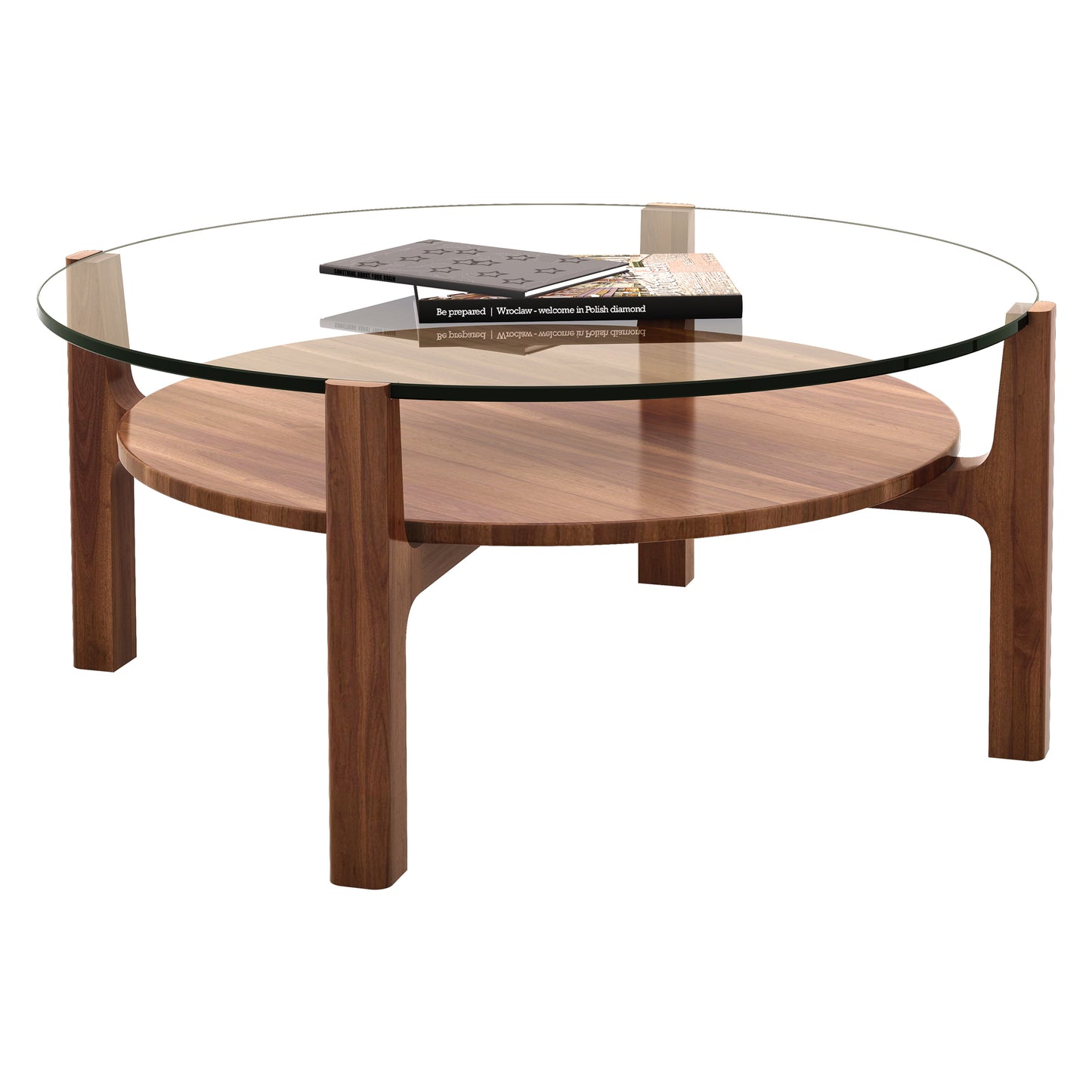 Soho Coffee Table, Round, Walnut