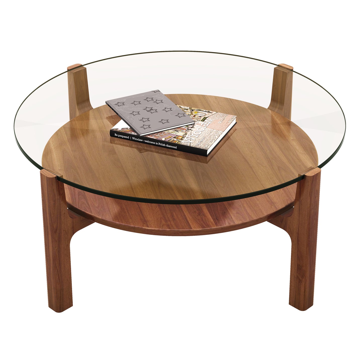 Soho Coffee Table, Round, Walnut