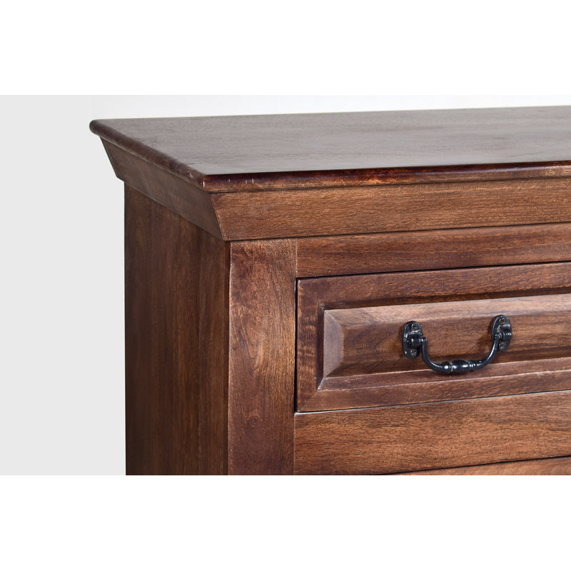 Asmine 69" Solid Wood Sideboard, Walnut