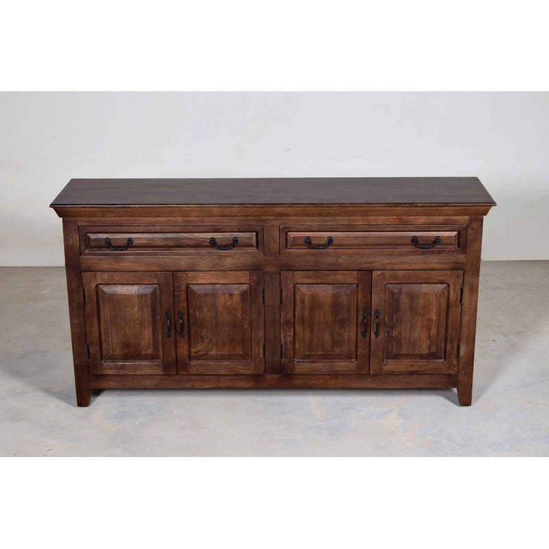 Asmine 69" Solid Wood Sideboard, Walnut