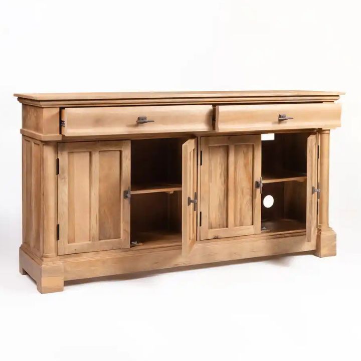 Padova 70" Solid Wood Sideboard, Natural