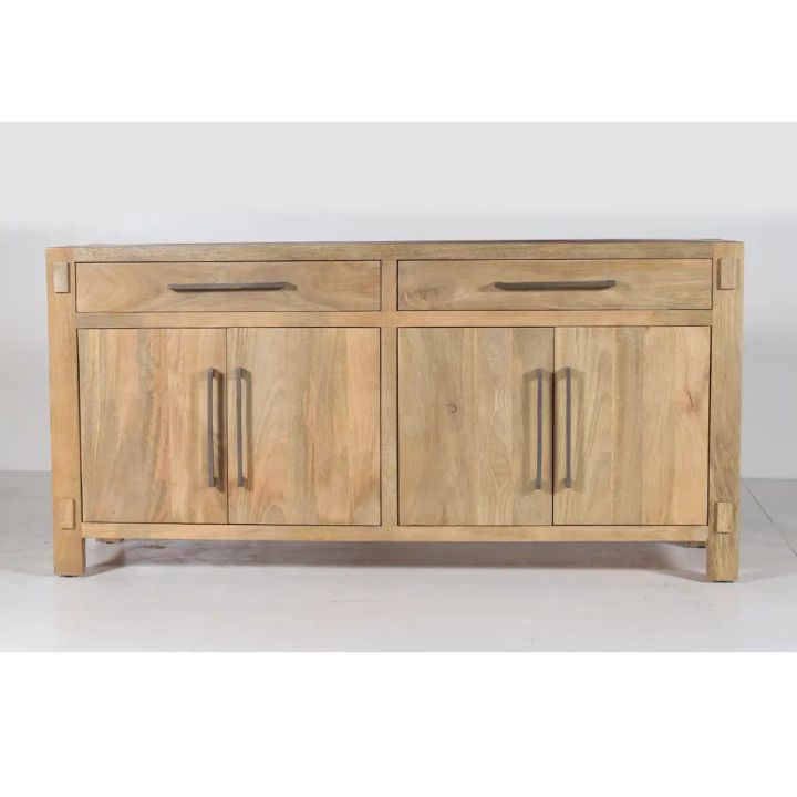 Anna 70" Solid Wood Sideboard, Natural