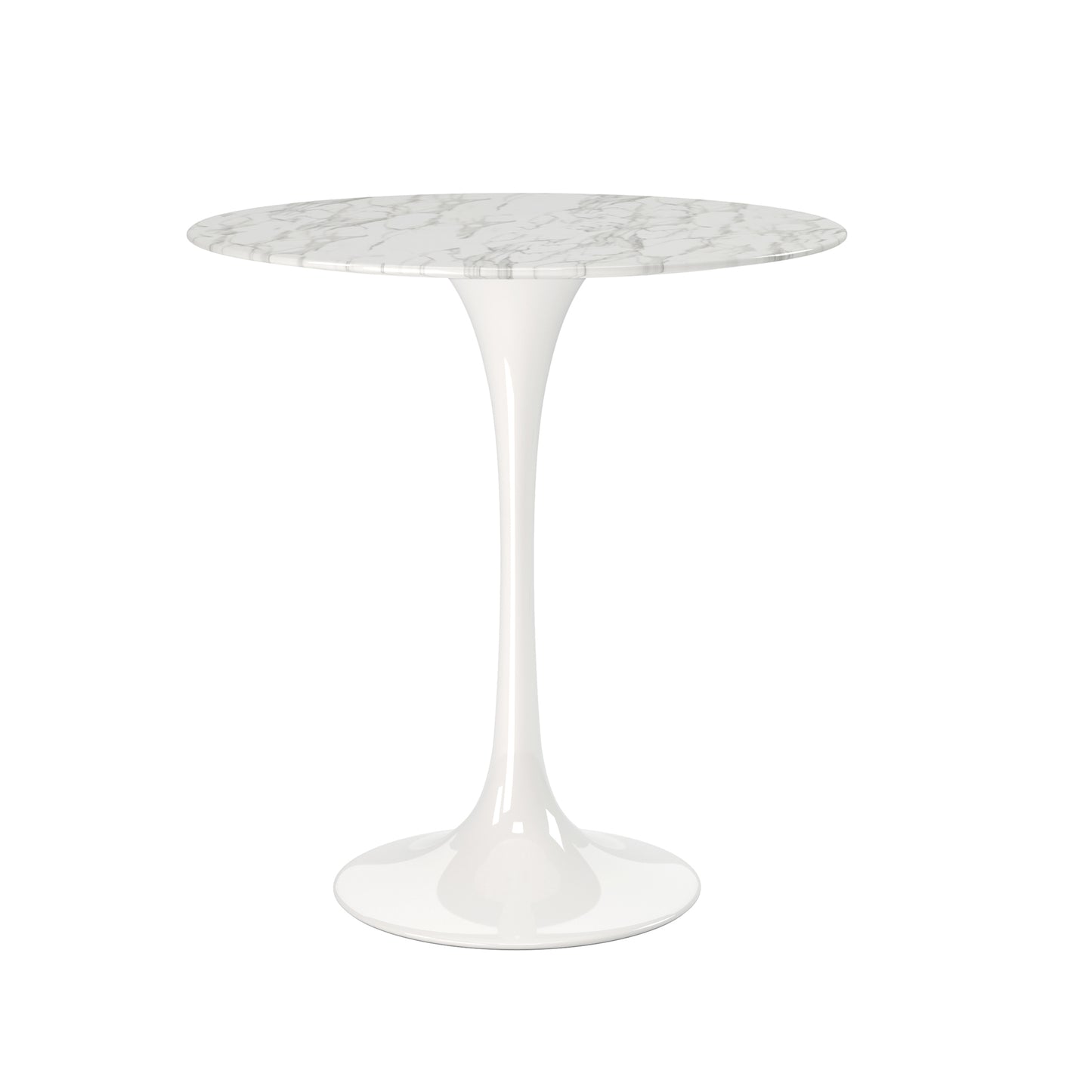 Tulip Marble Side Table - 20" Round