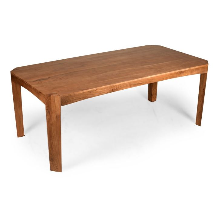 Capri Extendable Dining Table, Light Walnut