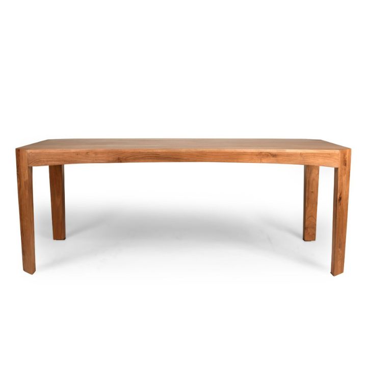 Capri Extendable Dining Table, Light Walnut