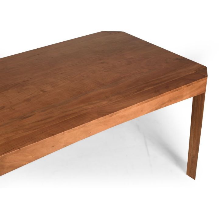 Capri Extendable Dining Table, Light Walnut